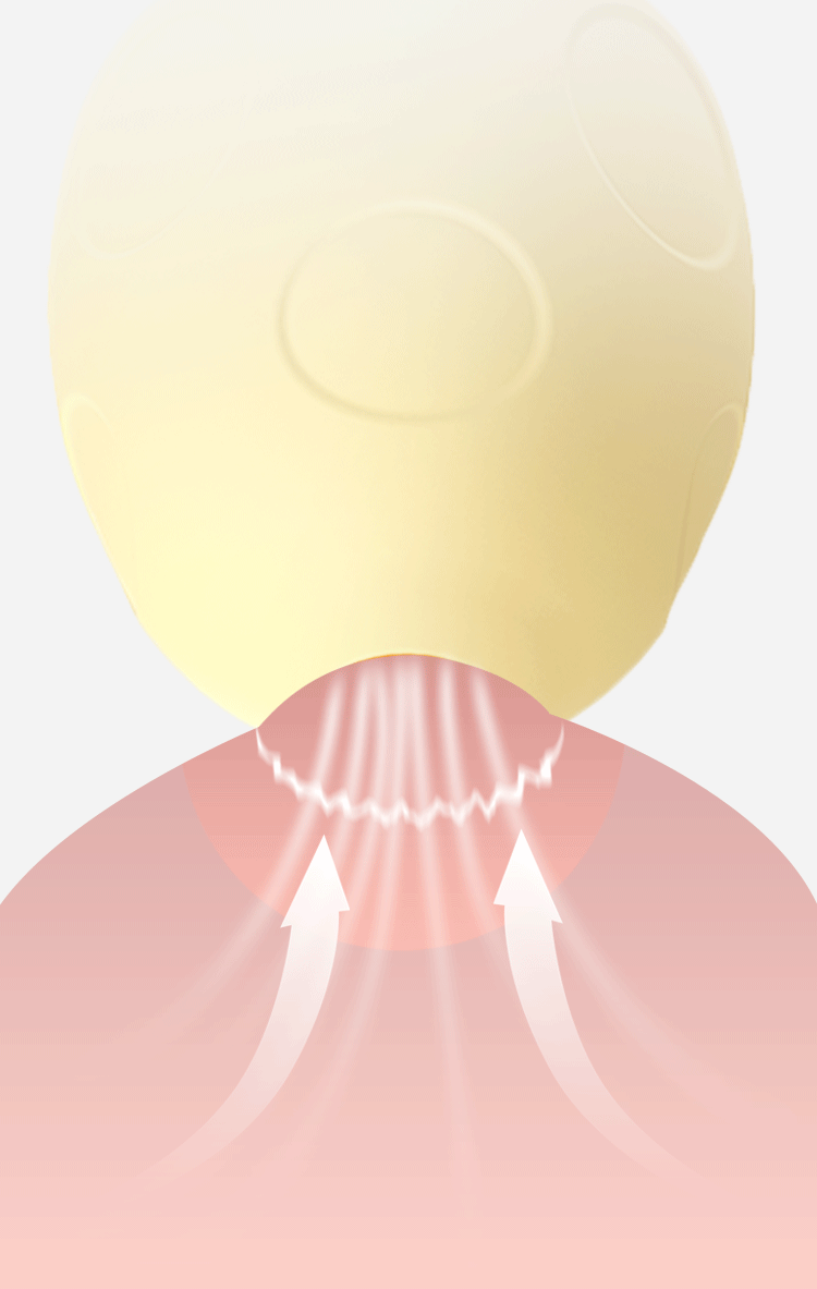 Mushroom Sucking and Heating Vibrator