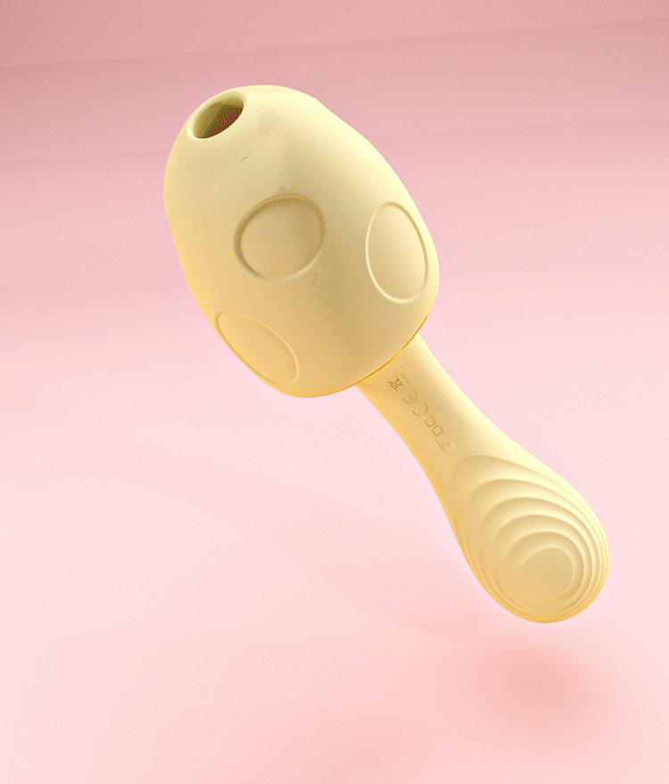 Mushroom Sucking and Heating Vibrator