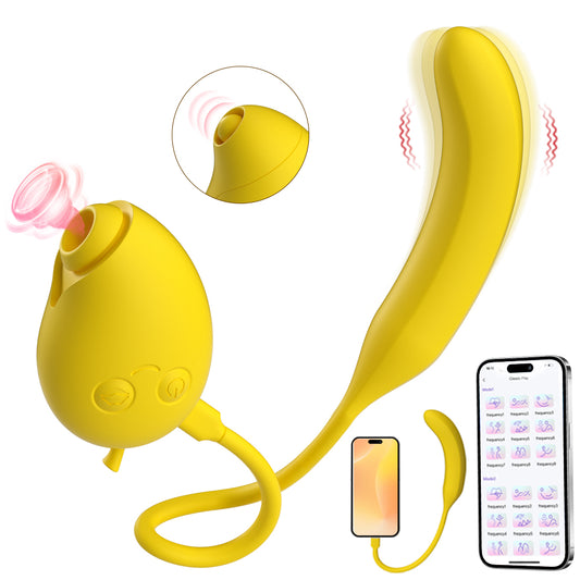 App-Controlled 2-in-1 Mango & Banana Vibrator