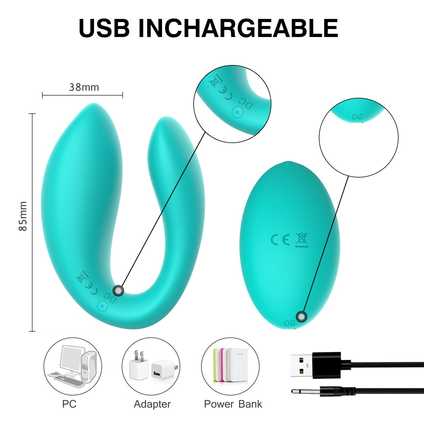 Remote Control Couples Play Vibrator