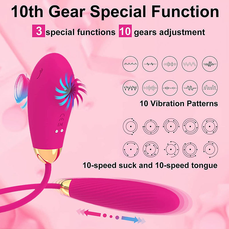 Air Pulse Sucker Vibrating Bullet
