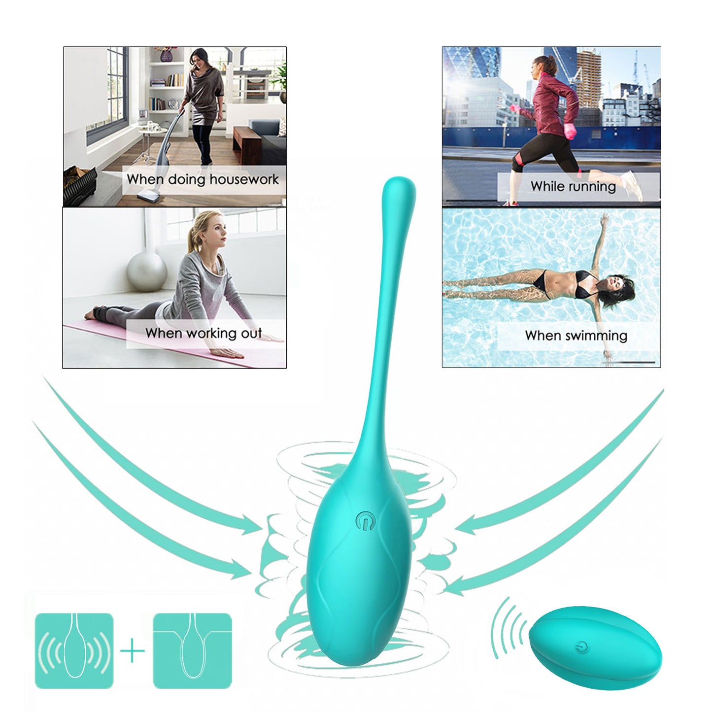 Wireless Remote Vibrating Egg
