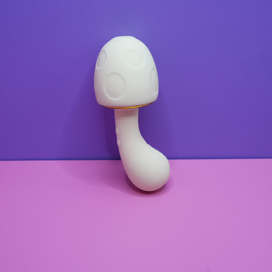 Mushroom Sucking and Heating Vibrator