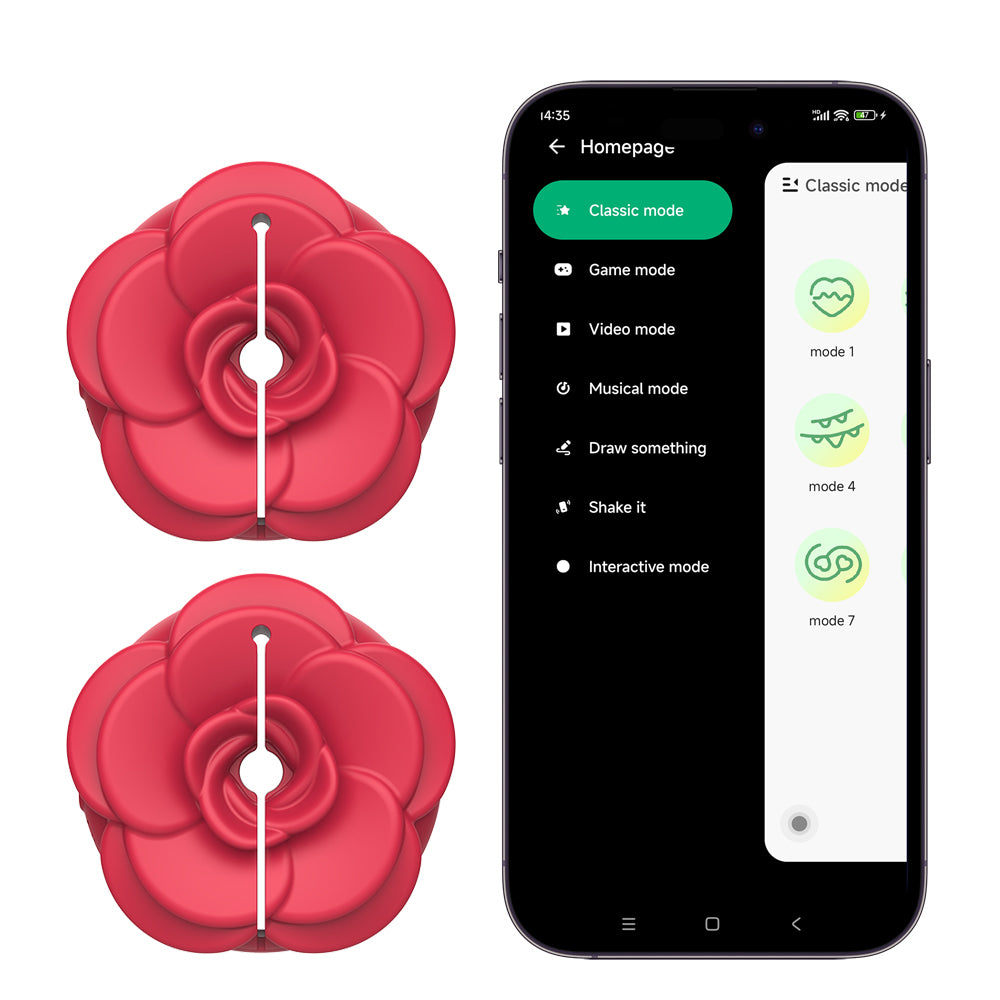 Camellia Nipple Clip