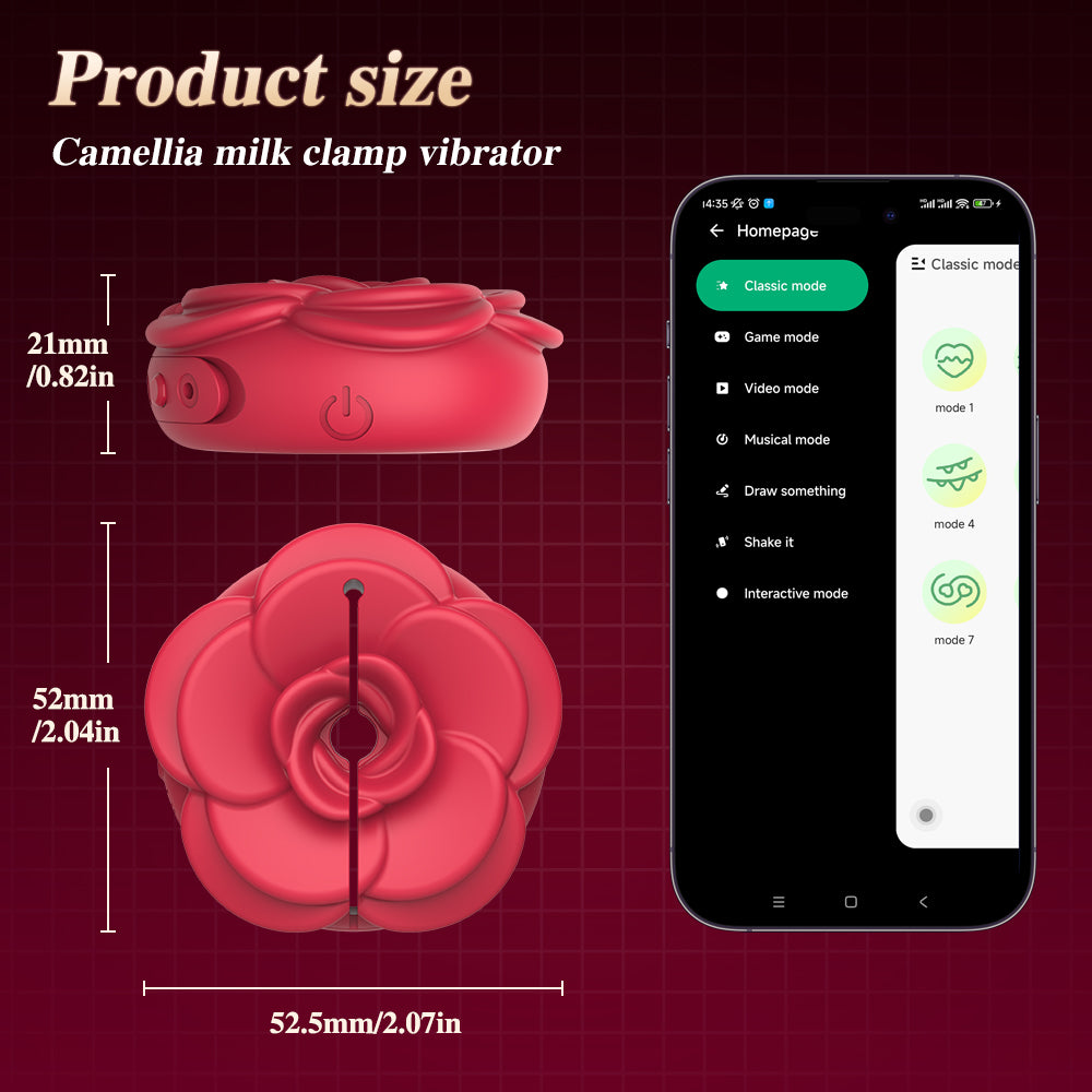 Camellia Nipple Clip