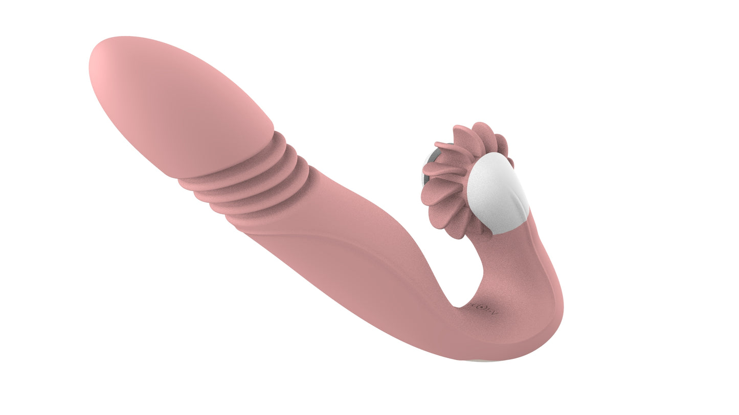 Two-Point Simultaneous Attack Vibrator