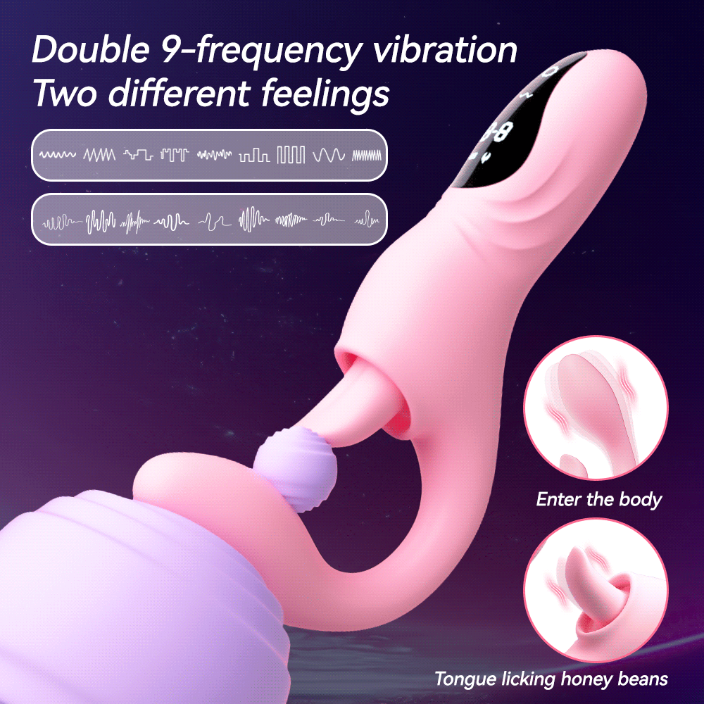 LCD Touch Heating Rotating Vibrator
