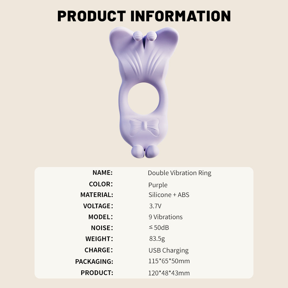 App-controlled Vibraitng Penis Ring for Couples