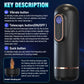 Telescopic Sucking Heating Masturbator