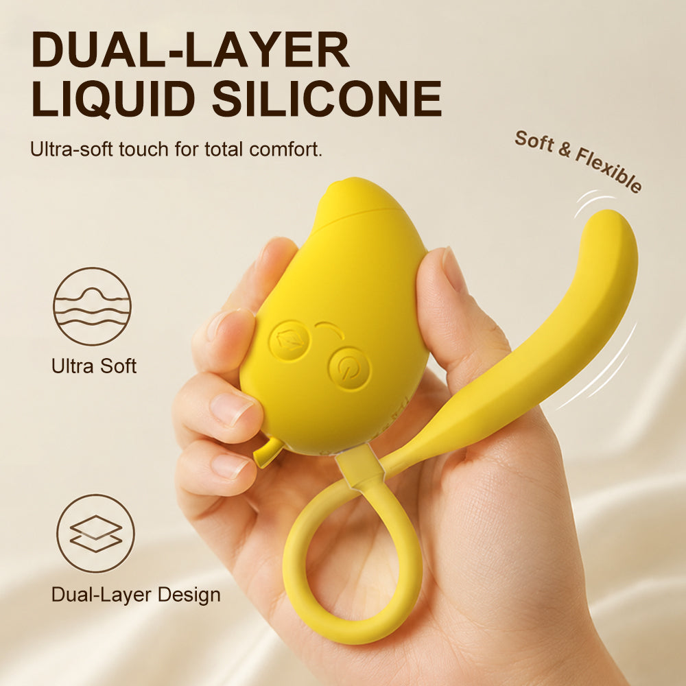 App-Controlled 2-in-1 Mango & Banana Vibrator