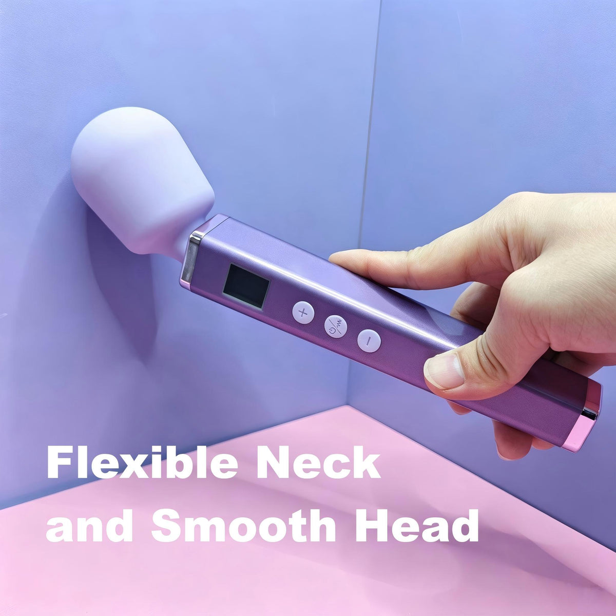 LCD Display Powerful Wand Vibrator