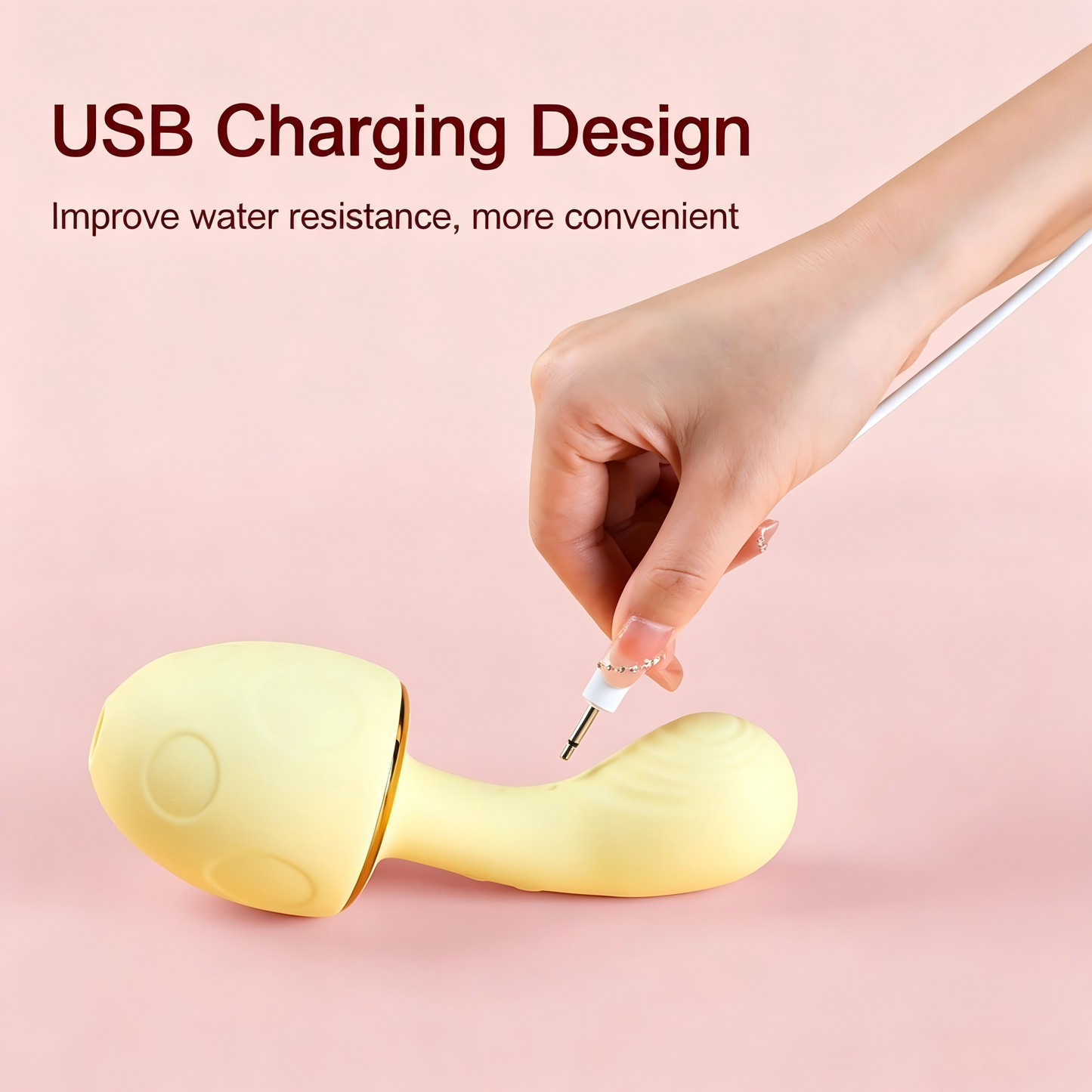 Mushroom Sucking Vibrator with Warmth