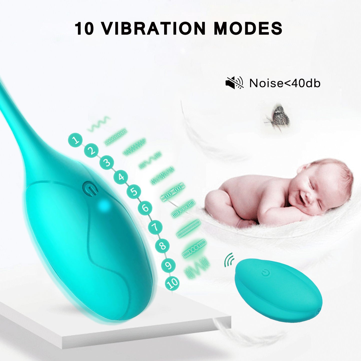 Wireless Remote Vibrating Egg
