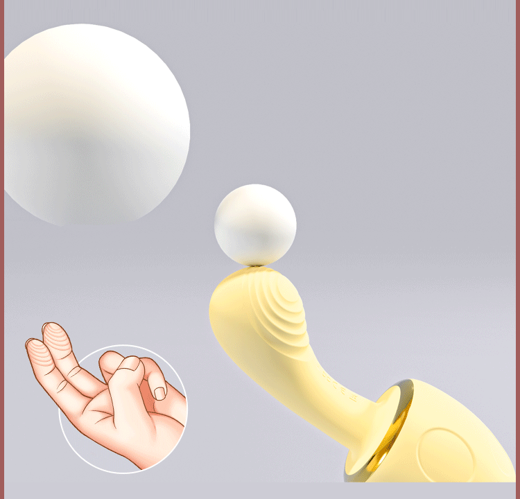 Mushroom Sucking and Heating Vibrator