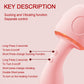 Mushroom Sucking and Heating Vibrator