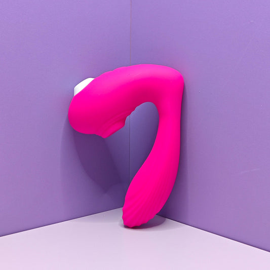 Dual G-spot Clitoral Suction Vibrator