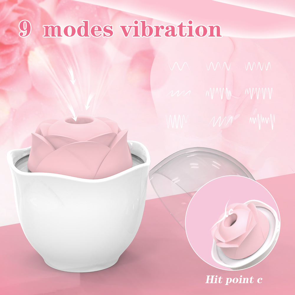 Ultimate 3-in-1 Suction Rose Vibrator