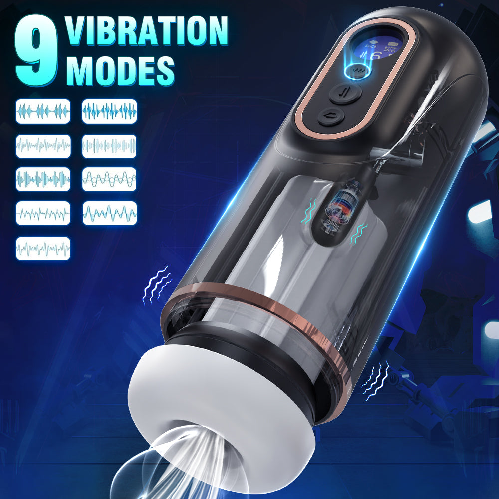 Telescopic Sucking Heating Masturbator
