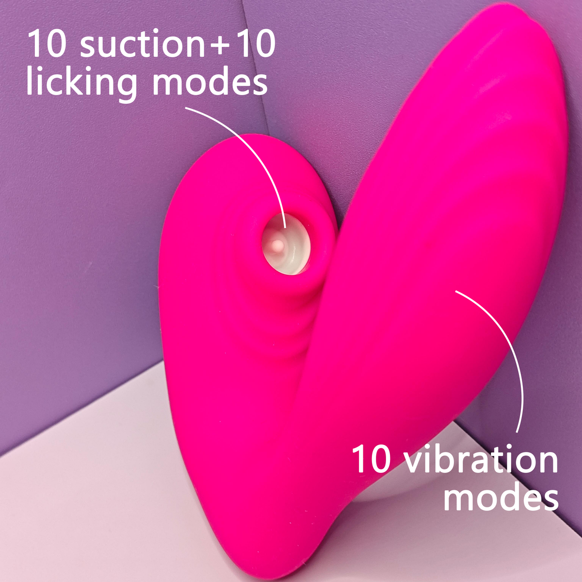 Dual G-spot Clitoral Suction Vibrator