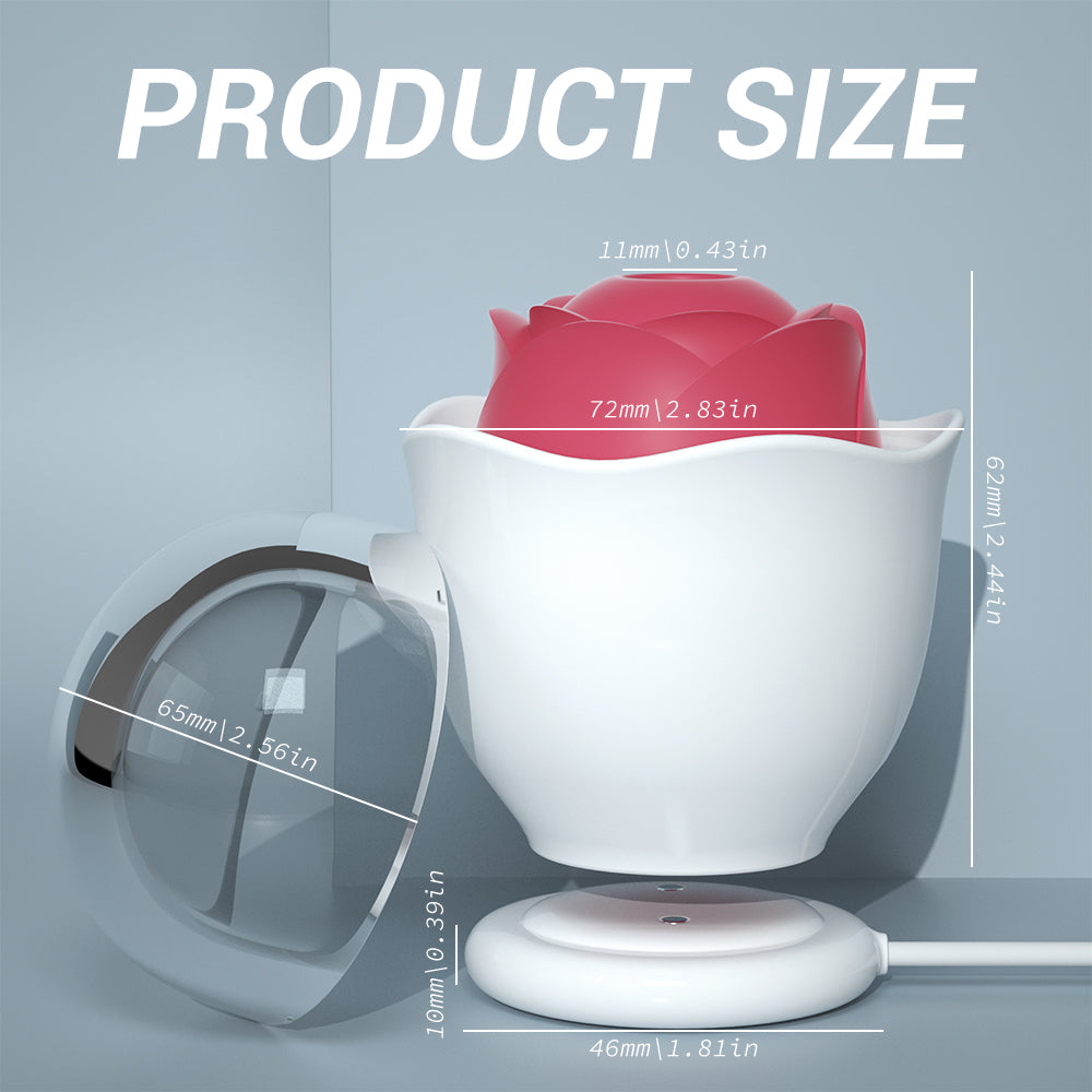 Ultimate 3-in-1 Suction Rose Vibrator