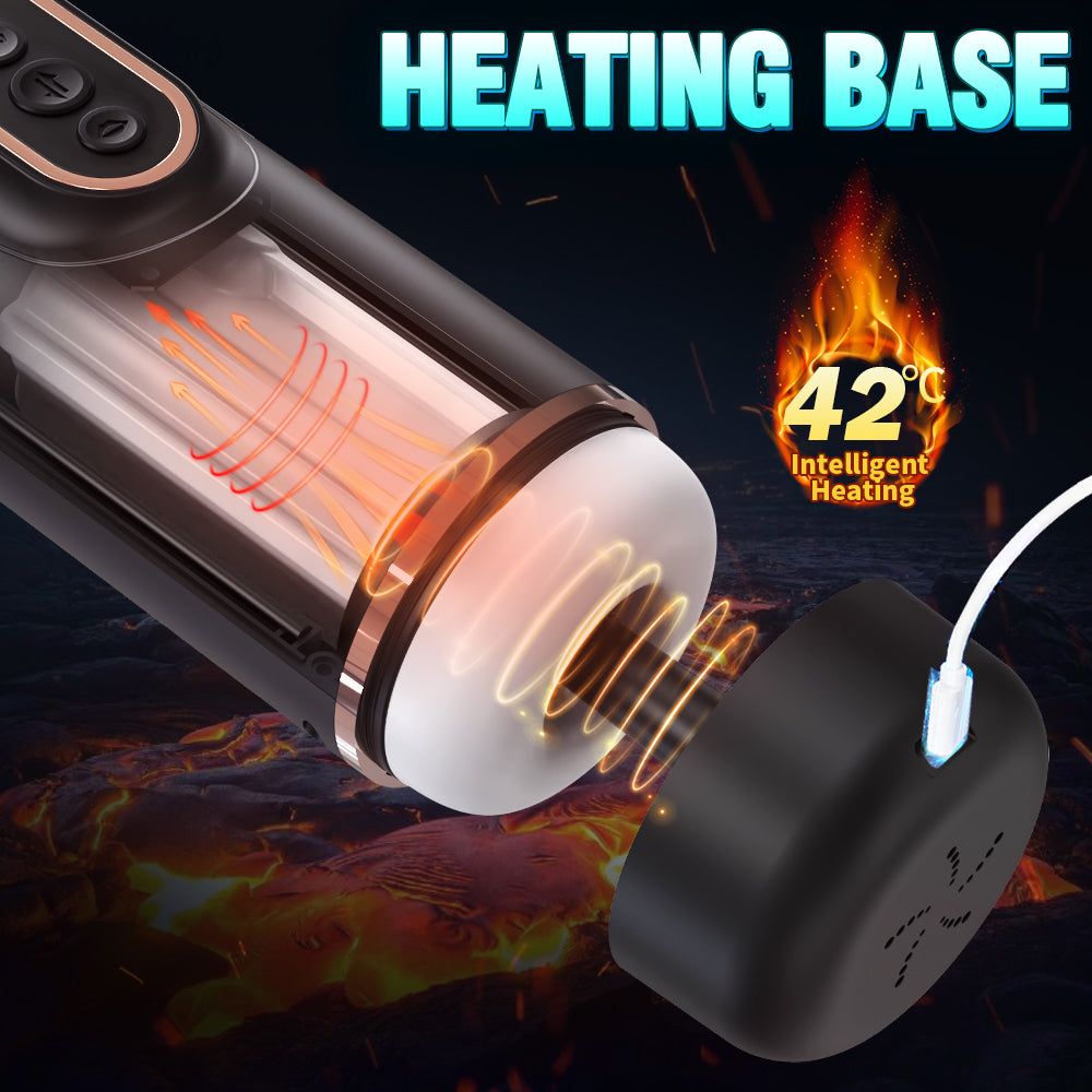 Telescopic Sucking Heating Masturbator
