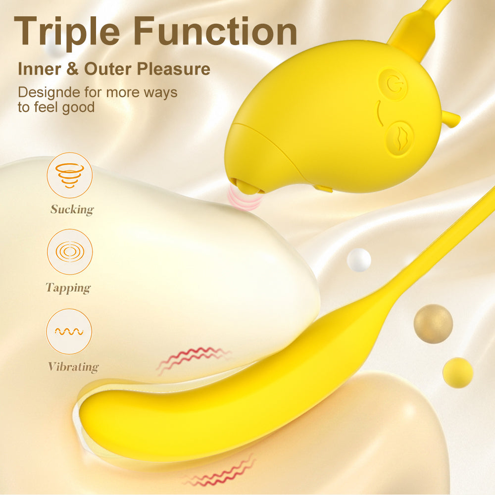 App-Controlled 2-in-1 Mango & Banana Vibrator