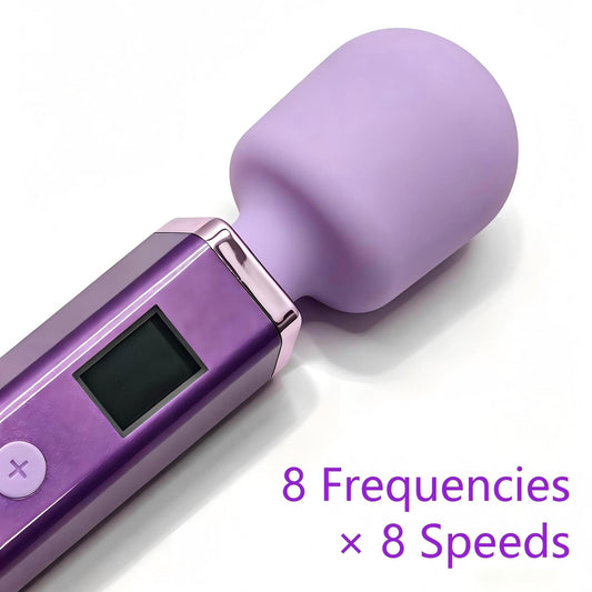 LCD Display Powerful Wand Vibrator