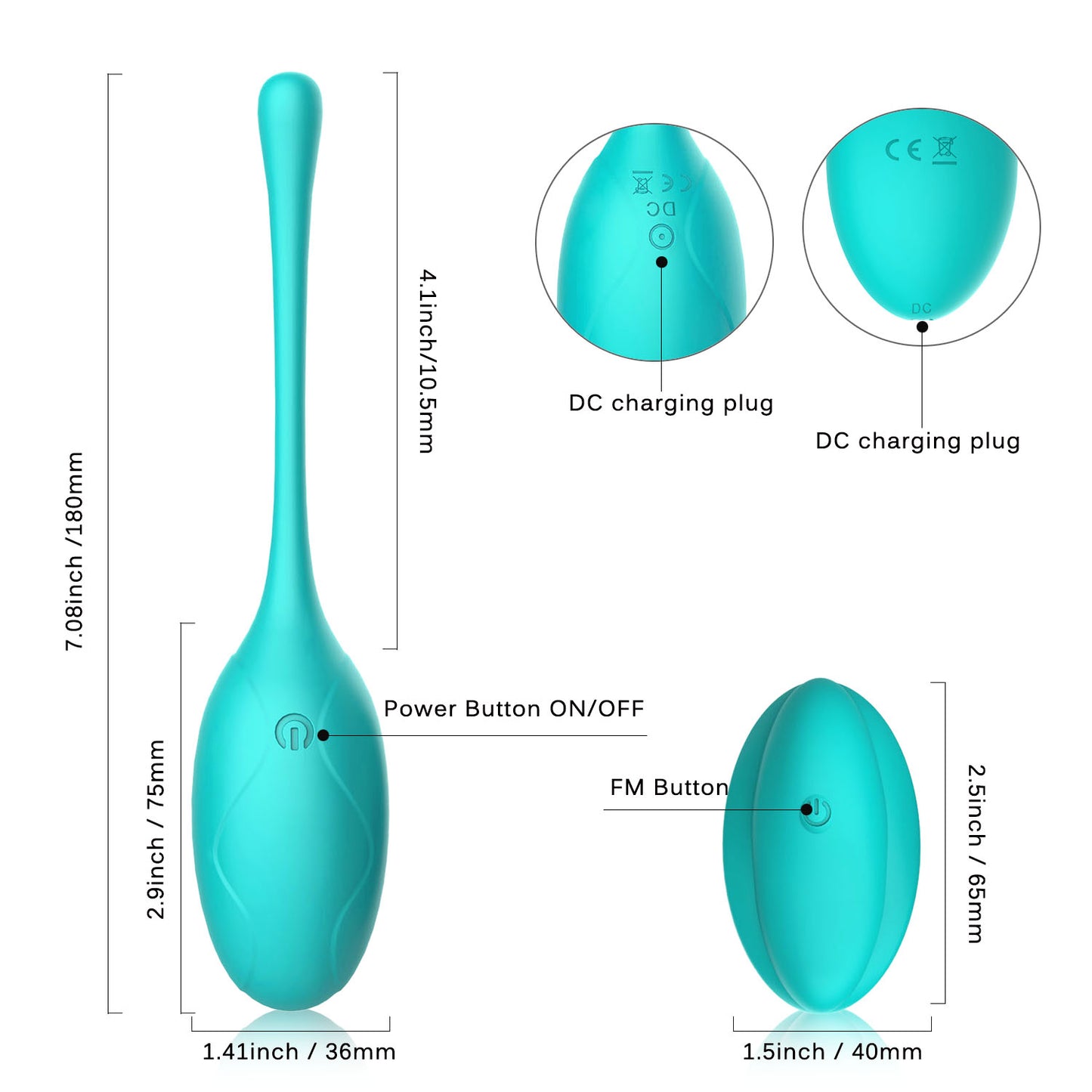 Wireless Remote Vibrating Egg