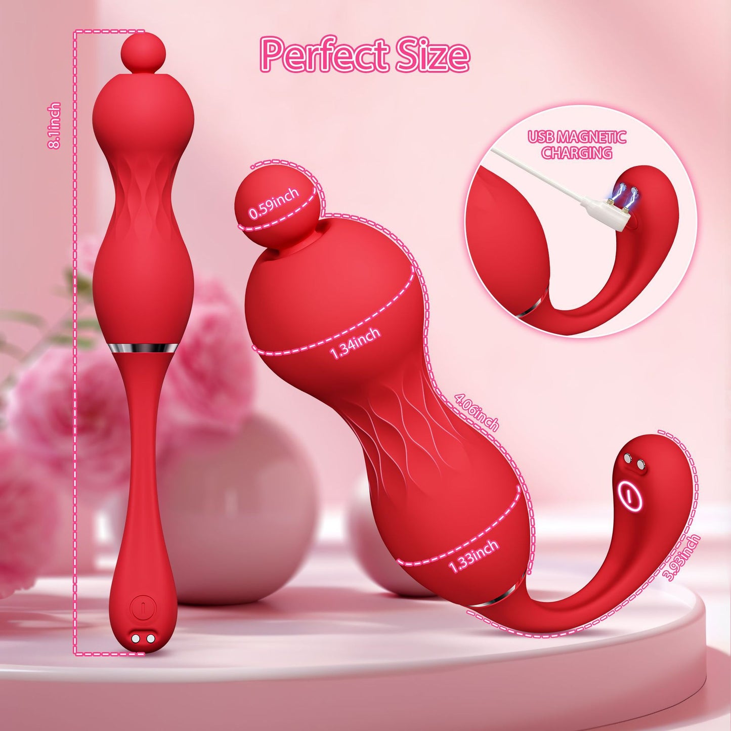 Dual-Action Rotating & Vibrating Massager