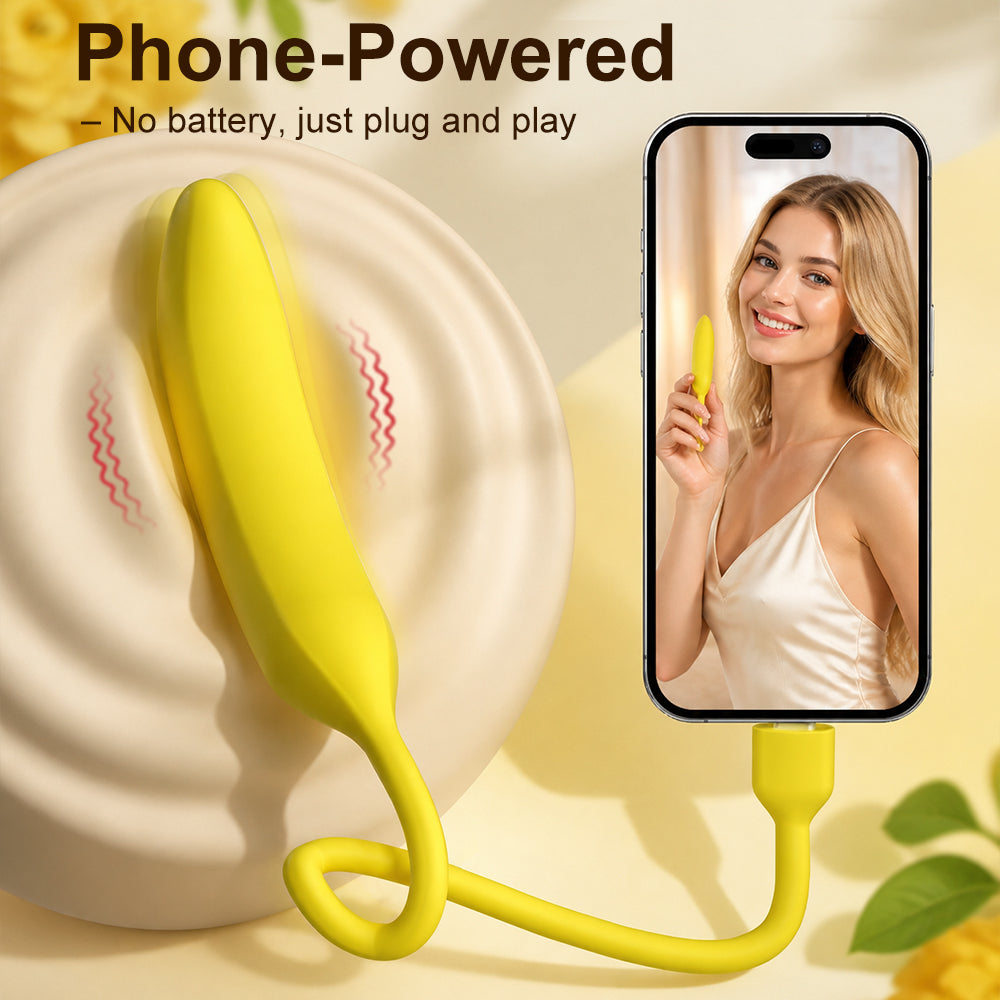 App-Controlled 2-in-1 Mango & Banana Vibrator