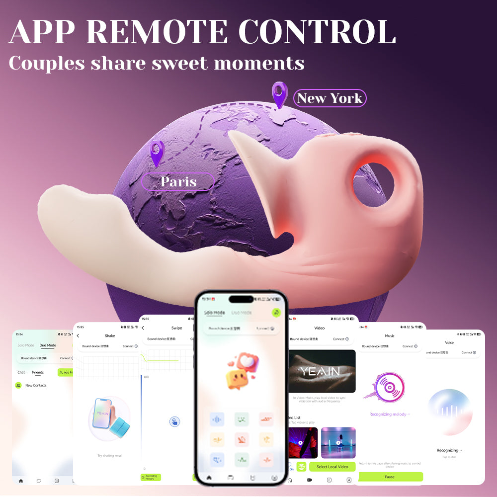 APP Control Sucking Vibrator