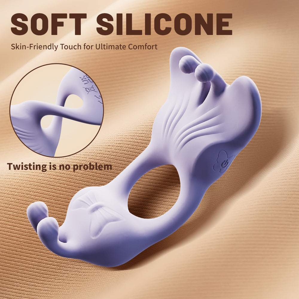 App-controlled Vibraitng Penis Ring for Couples