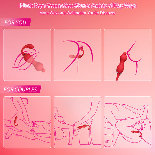 Dual-Stimulation G-spot Rotating & Vibrating Massager