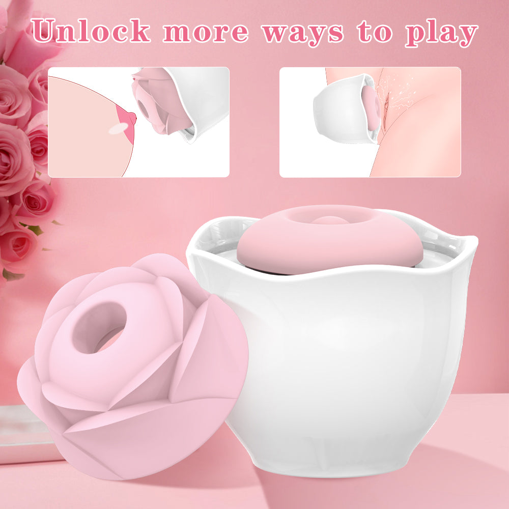Ultimate 3-in-1 Suction Rose Vibrator