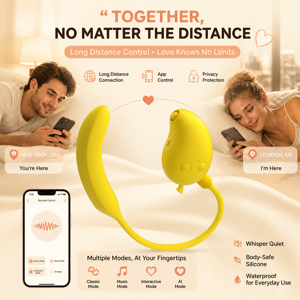 App-Controlled 2-in-1 Mango & Banana Vibrator