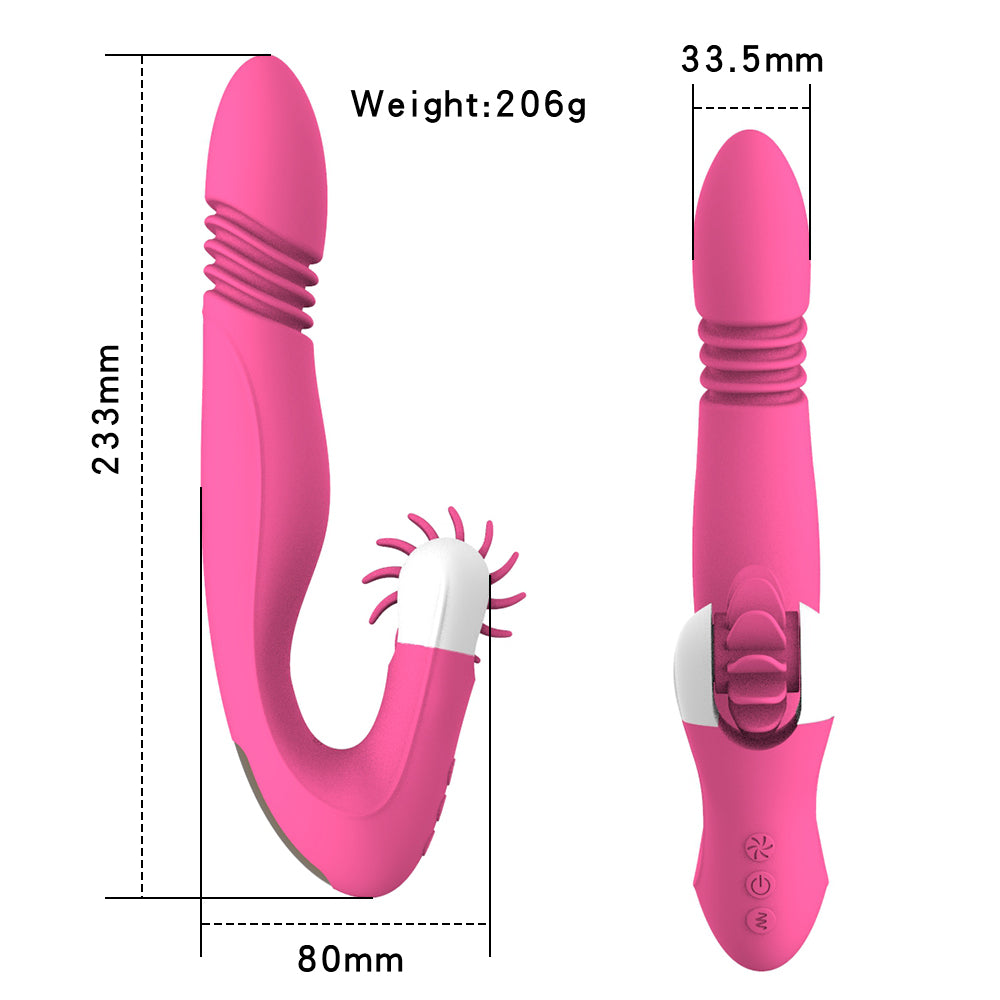 Two-Point Simultaneous Attack Vibrator