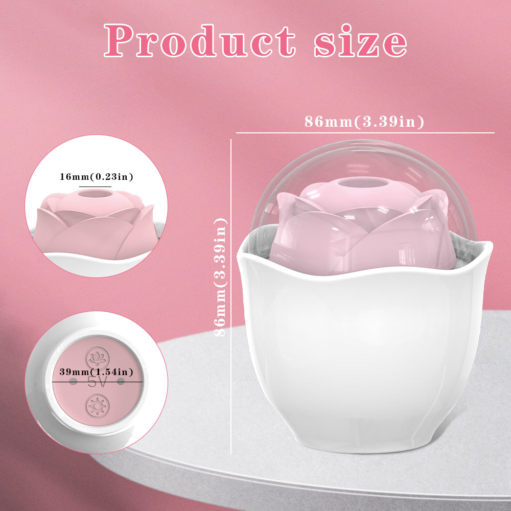 Ultimate 3-in-1 Suction Rose Vibrator