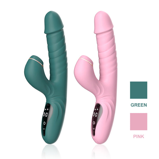 Automated Dual-Stimulation Thrusting Vibrator with Tongue Licking & Heating