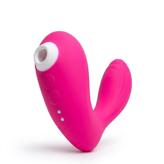 Dual G-spot Clitoral Suction Vibrator