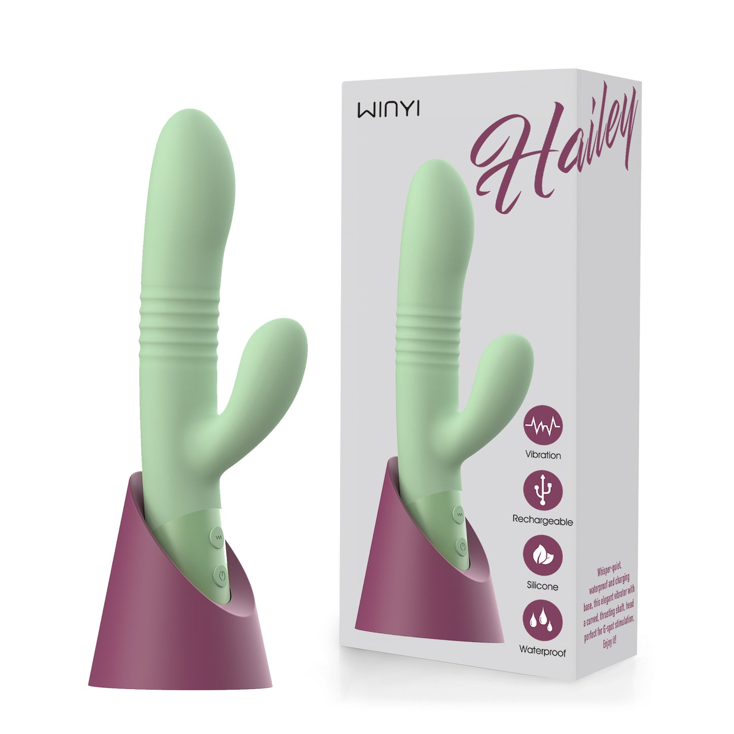 Thrusting Double Head Vibrator