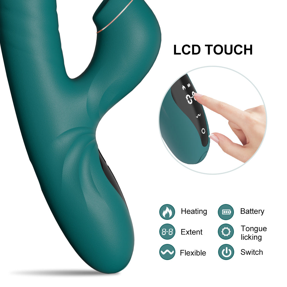 LCD Touch Heating Vibrator