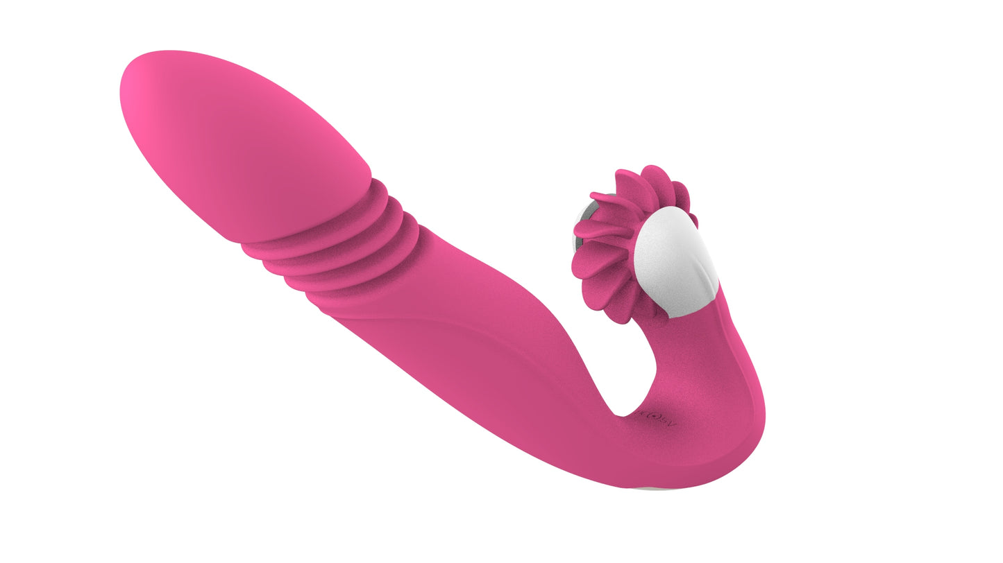 Two-Point Simultaneous Attack Vibrator